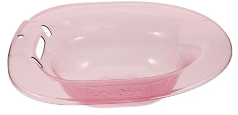 TOYZFRIENDY Praktisk Plastbadbalja för Sittbad med Halkfri Design Tjock Pet Stabil Hållbar för Kvinnor Gravida Äldre Enkel att för Privatvård