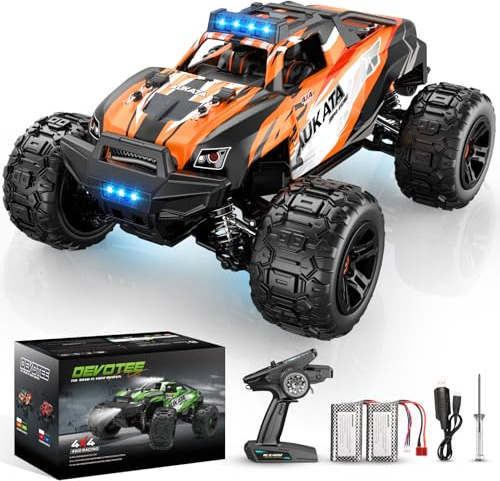 HappyGoLucky 1:18 Fjärrstyrd Bil 36 km/h, 4WD Monster Truck - Terräng RC-bil, Födelsedagspresent För Vuxna Och Barn