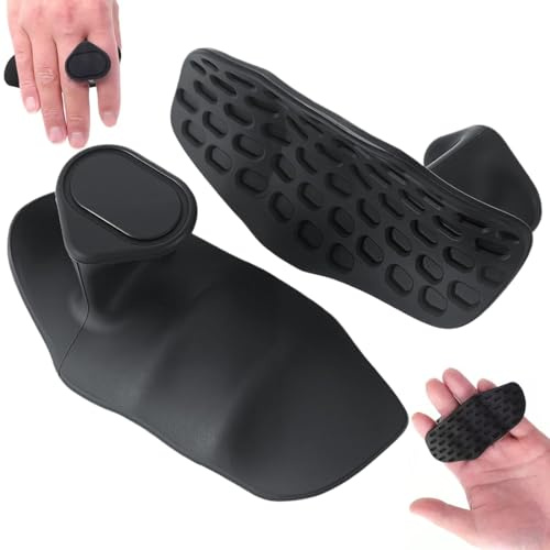 Impugnature Antiscivolo da Palestra per Sollevamento Pesi, Guanti da Allenamento in Gomma per Uomini e Donne, per Bilanciere, Sollevamento, Allenamento, Protezione per le Mani
