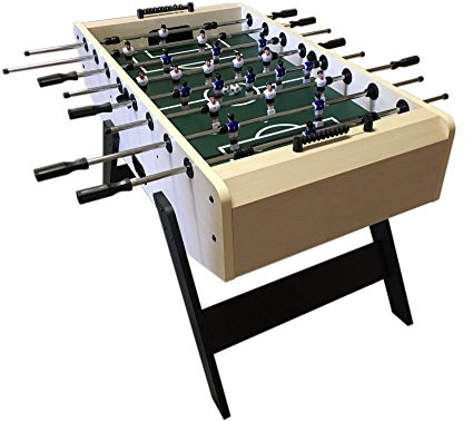 GRAFICA MA.RO S.R.L. Mesa FUTBOLIN Madera Modelo Bernabeu Color Cream Robusto Y Resistente Nuevo Profesional Medidas REGLAMENTARIAS: Largo 140 cm x Ancho 73,5