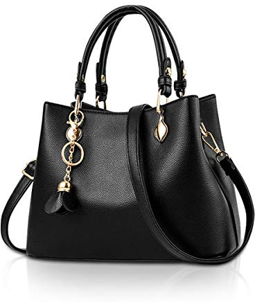 NICOLE & DORIS Elegant Taschen Damen Handtaschen Tote Umhängetasche Crossbody Bag Frauen Schultertaschen Henkeltaschen PU Leder Tasche