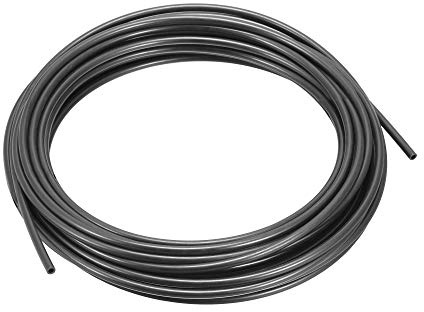 sourcing map Tuyau pneumatique de frein à air comprimé en nylon PA12 Noir 2,5 mm ID x 4 mm OD x 10 m