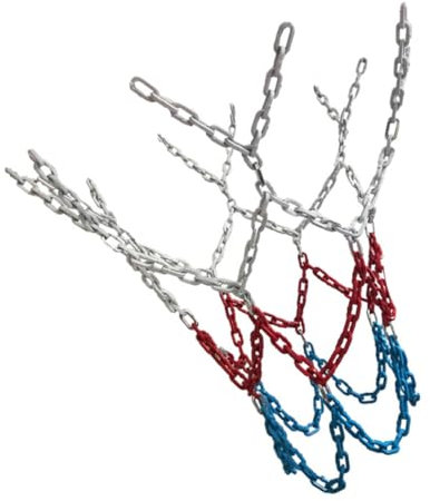 Strapazierfähiges Basketball Kettennetz in Trikolorefarben