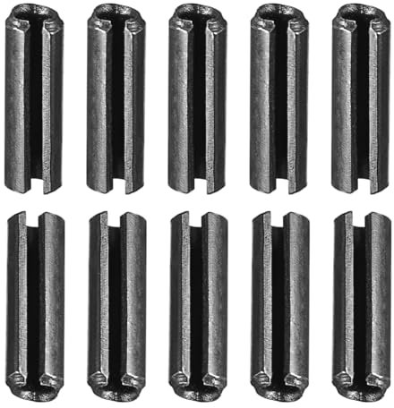 DTGN 1,7mm x 6mm(DxL) Fessura Molla Perno - 20pz - Buono per Casa Macchina Fissaggio - Carbonio Acciaio Molla Tassello Tensione Rullo Perno - Nero