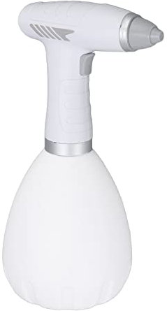 Qukaim Pulverizador de agua automático, regadera eléctrica de doble modo, botella pulverizadora, 1000 ml, blanco, pulverizador eléctrico ajustable automático para el hogar