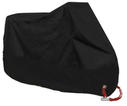 MFTGRS Motorradabdeckung Motorradabdeckung Wasserdicht Für Den Innen Und Außenbereich UV Schutz Ganzjahresschutz Für Vulcan 900 1600 Staubdichte Motorradabdeckung(Schwarz)