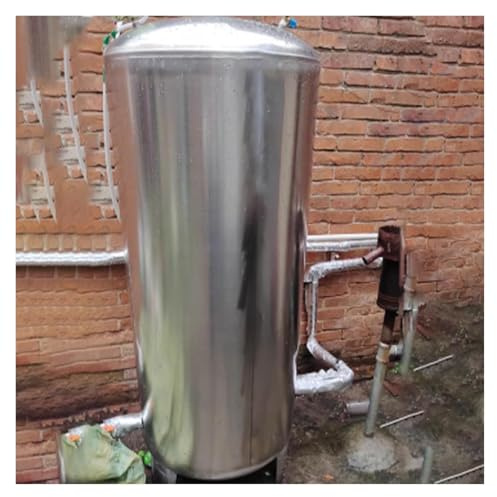 Vaso de expansión Tanque de presión de agua para bomba de pozo, Tanque de almacenamiento de agua presurizado de pozo completamente automático de acero inoxidable, Kit de montaje(95x40cm/37. 4x15.7in(1