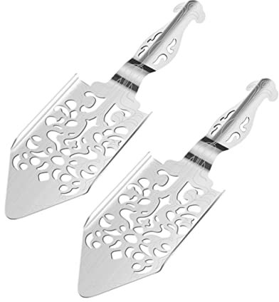Cabilock 2stücke Edelstahl Absinth Löffel Langlebig Praktisch Hohl Gestaltet Für Haushalt Bar Wormwood Spoon Zur Absinthe Anwendung Und Drink Zubereitung