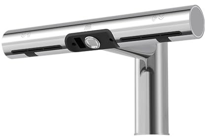 Asciugamani, Asciugamani automatico ad aria Lavaggio e asciugatura creativi e mani, rubinetto da bagno con rubinetto ad aria design 2 in 1 con asciuga mani AK7120,Forte flusso d'aria(Polished)