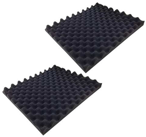 MagiDeal 2x Caja de Herramientas Almohadilla de Esponja Caja de Almacenamiento de Equipos Forro de Esponja Resistente a Caídas Absorbente de Golpes Inserto de, 30 mm