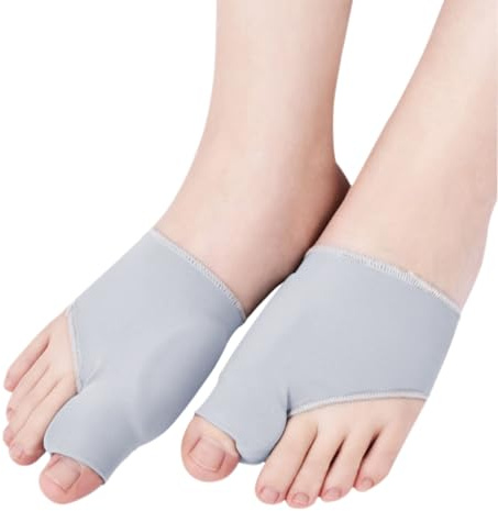 1 Paire Protection Hallux Valgus, Chaussettes Hallux Valgus, Coussinet pour Gros Orteil et Orteils Avant, Redresseur Orteil Manchons de Protection, pour Amortir Hallux Valgus, Soulagement de Douleur