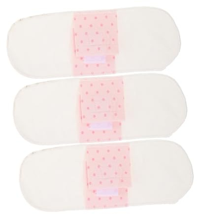 TOBBOMEY 3pezzi Assorbenti Mestruali Lavabili Cotone Assorbenti Femminili Traspiranti e Riutilizzabili Design Con Impermeabili Adatti Per Uso Quotidiano e Viaggi