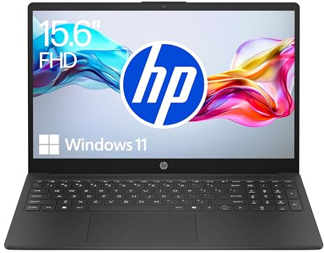 HP Laptop | 15,6 FHD Display | Intel Core i3-N305 | 8 GB DDR4 RAM | 512 GB SSD | Intel UHD Graphics | Windows 11 Home | QWERTZ | Jet Black