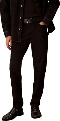 Calvin Klein Slim Taper CK Classic Black Jean Lv04rf740g - Jeans Hombre