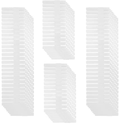 Mfqire 32 Pezzi Divisori per Cassetti Regolabili,Separatore Cassetti in Plastica Organizer Cassetti Intimo per Calze,Biancheria,Cosmetici,Ufficio,Cucina,Bagno,Bianco