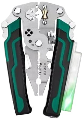 8 En 1 Alicates Pelacables, Herramienta De Pelacables, Herramienta De Reparación De Detector De AC DC Para Instalación Iluminación Montaje De Cables Proyectos Eléctricos De Automóviles Y