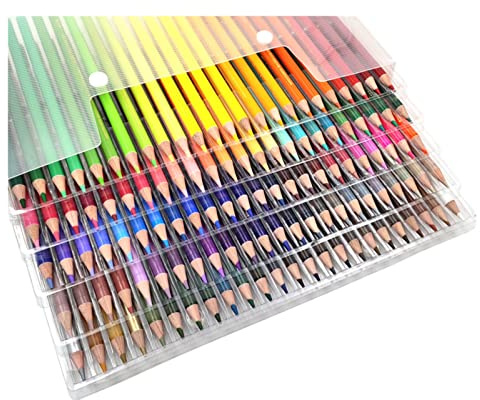 72 120 160 180 Färgpennor Set Ritning Professionell Penna Olja Akvarell Färgsättning Kit Konstnärsmaterial (Färg: A, Storlek: 150 färger) (A 120 färger) (A 120 färger)