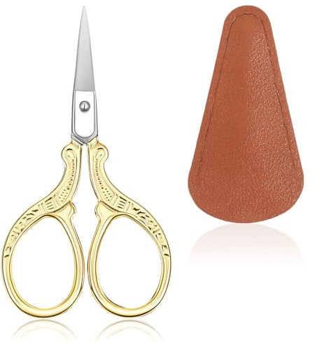Ymapinc Vassa hantverkssax professionell tygsax rostfritt stål broderisax för pappersskärning, sömnad, reparation och hantverk (9,6 cm)