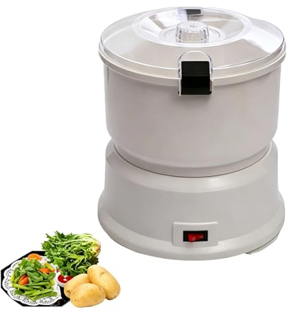 Pelapatate Automatico, Pelapatate Elettrico con Motore da 85 W, Pelafrutta in Acciaio Inossidabile per Cucina Domestica, Capacità 1 kg, Strumento per la Preparazione delle Verdure, 25,5x27 cm