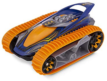 Nikko RC 10031 VelociTrax Fjärrstyrd RC bil, offroad bandfordon, LiFePo4-batteri, upp till 14 km/h, 360° svängningar och coola stunts, fordon för barn från 6 år och vuxna, ca 29 cm, orange