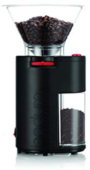 BODUM 11750 Electric Burr Coffee Grinder, Black