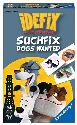 Ravensburger Mitbringspiel 20935 Idefix Suchfix, das spannende Merkspiel mit Idefix und seinen unbeugsamen Freunden, für Idefix-Fans ab 6 Jahren