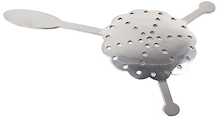 Wormwood Spoon, 1Pc 304 Stainless Steel Unique Design Cocktail Bar Glass Cup Drinking Filter Wormwood Spoon, Absinthe Glass Spoon (Plum Absinth Spoon)