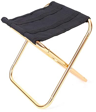 GONGGUJ Outdoor-Klappstuhl, Mini-Campinghocker, Leichter Campinghocker, Campingstuhl, Faltbare Outdoor-Stühle für Reisen, Camping, tragbarer Freizeitstuhl, Klappstühle