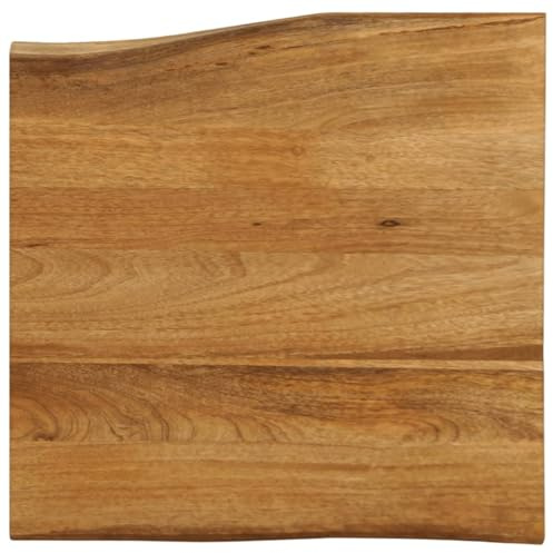 vidaXL Tischplatte mit Baumkante 80x80x2,5 cm Massivholz Mango
