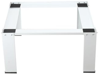 YILIKISS 64cm Waschmaschinen Untergestell aus Hochwertigem Stahl Höhe 32cm Stabiler Waschmaschine Sockel Rutschfesten Podest Erhöhung Unterbau für Kühlschrank Trockner Gefrierschrank Bis 150kg