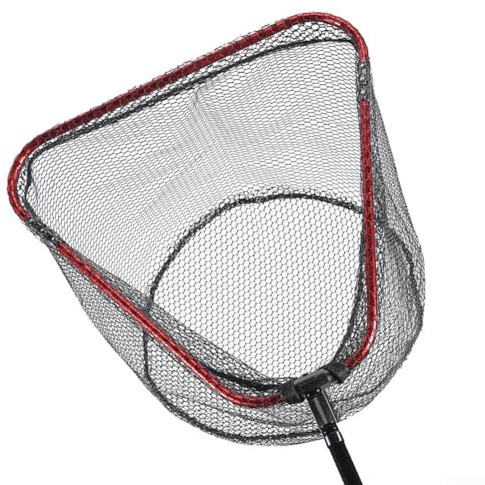 Fishing Landing Net,Lightweight Foldable Ishing Net For Pond Lake River Sea Boat Fishing(Large 50 cm)