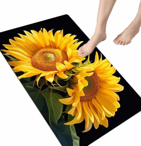 Gardens Badematte, 88,9 x 149,9 cm, Steinteppiche für Badezimmer, super saugfähig, rutschfest, waschbar, Badematte, schnell trocknend, Duschmatte, Außenduschmatte