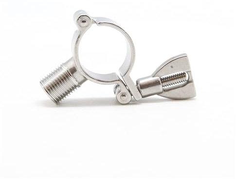 SS304 stainless steel pipe clampspipe hangers with G1/2 thread rod SS304 pipe holder Pipe clamp 1/2-6 Stainless(3inchXOD76.2mm)