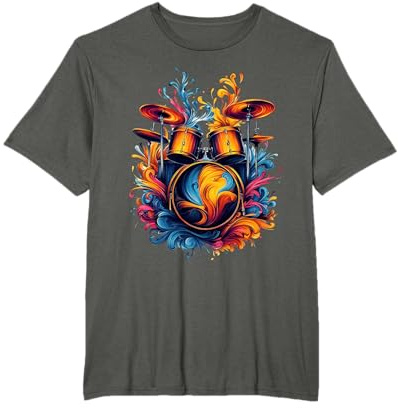 Drummer Schlagzeuger T-Shirt Mit Schlagzeug T-Shirt