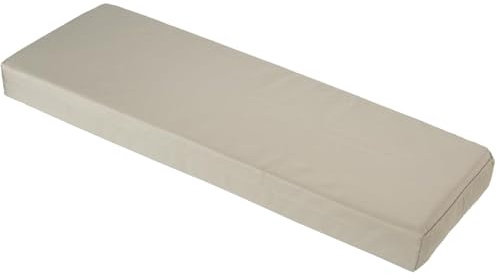 Brillars Outdoor Garden Bench Cushion 2 Seater for Patio Furniture, Water Resistant Heavy Duty Soft Replacement Cushions Seat Pad Sofa Pillow (Sand, 118x40x5cm / 47x16x2)