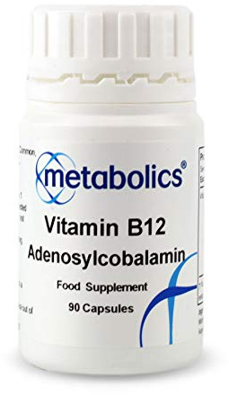 Vitamin B12 Adenosylcobalamin 1000mcg | 90 Vegan Capsules | Active Coenzyme Form of B12 | Energy, Nervous System & Reduced Tiredness | No Fillers or Colours