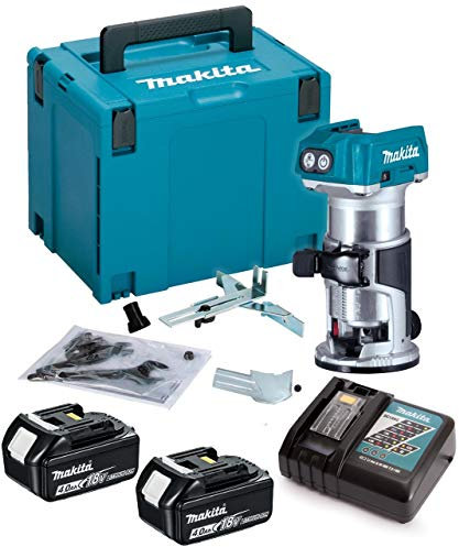 Makita DRT50RMJ 18V LXT Cordless Brushless Laminate Router Trimmer + Makpac Case