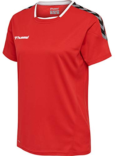 hummel Authentic Poly Trikot Kurzarm Damen F9402 rot, XL Damen