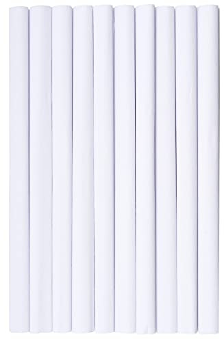 Rufflepapper 50 x 200 cm TOP-2000 Creatinio vit förpackning 10 stycken
