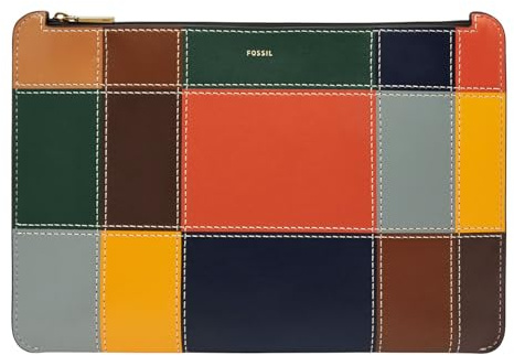 Fossil - Kier Pouch Insert Brown Patchwork Vegan Cactus Für Damen SLG1554194