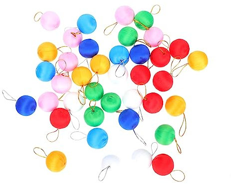 Garneck 60stücke Weihnachtsbaum Bunte Hängende Weihnachtskugeln Dekoration Für Weihnachtsbaum Und Festliche Anlässe Langlebig Und Wiederverwendbar
