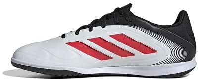 adidas Unisex COPA Pure III Club Indoor Football Boots Fußballschuhe, Cloud White/Lucid Red/Core Black