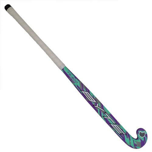 BYTE TS800 COMPOSITE OUTDOOR HOCKEY STICK MINT/PURPLE (34'' LIGHT)