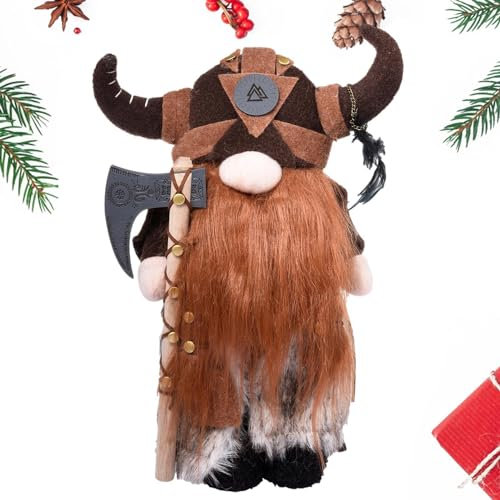 Nordics Ornament - Nordische Wikinger Zwerge, Garten Figur | Harz Tischfigur Gesichtslose Statue Wikinger Krieger Nordics für Kaminsims, Schlafzimmer, Wohnzimmer