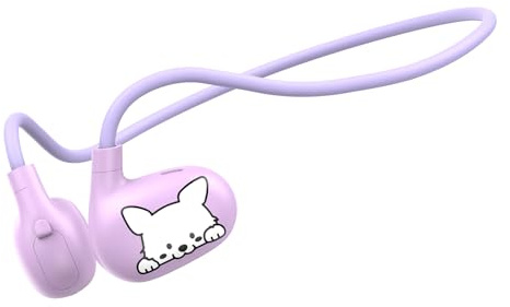 2B2C Écouteurs pour enfants, LK15 Écouteurs Bluetooth à oreillette ouverte avec conduction d'air, ultralégers, limitation du volume à 85 dB, écouteurs sans fil pour enfants, adolescents, garçons