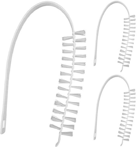 Tumble Dryer Cleaner 3PCS 23.6 Inch Rolling Washing Machine Cleaning Brush 360 Degree Flexible Radiator Cleaner Brush Nylon Dryer Vent Cleaner for Air Conditioner Fans