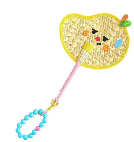 Abanicos de mano de paja, abanico de hoja de palma tejida, máquina de de hoja de palma, diseño de ratán rústico, fácil de usar y ligero, 12 x 18 pulgadas, para fiesta de boda, decoración del