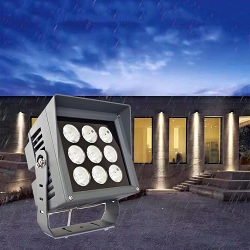 Luce stretta per esterni - Proiettore per esterni Proiettore a LED impermeabile a lungo raggio Proiettore a LED Proiettore a fascio di luce esterno impermeabile a lungo raggio(White,50W(111-240V))