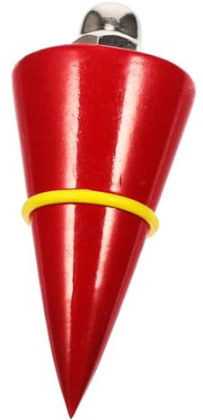 HOMSFOU Plumb Bob Pendant Hammer Vertical Measuring Tool for Accurate Building Measurement for Plumbers Joiners and Builders Easy to Use High Precision Design with Line Random Color