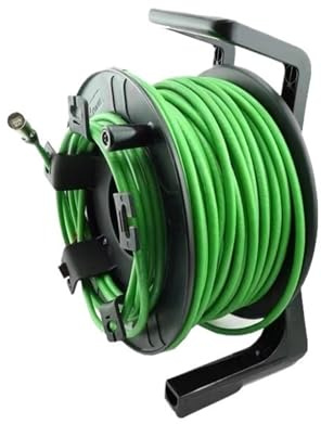 HAIZHI PCD380 Kabeltrommel mit 100M Cat6e Netzwerkkabel Auto Performance Kabel Druckfestes Modell(Withstand Voltage)
